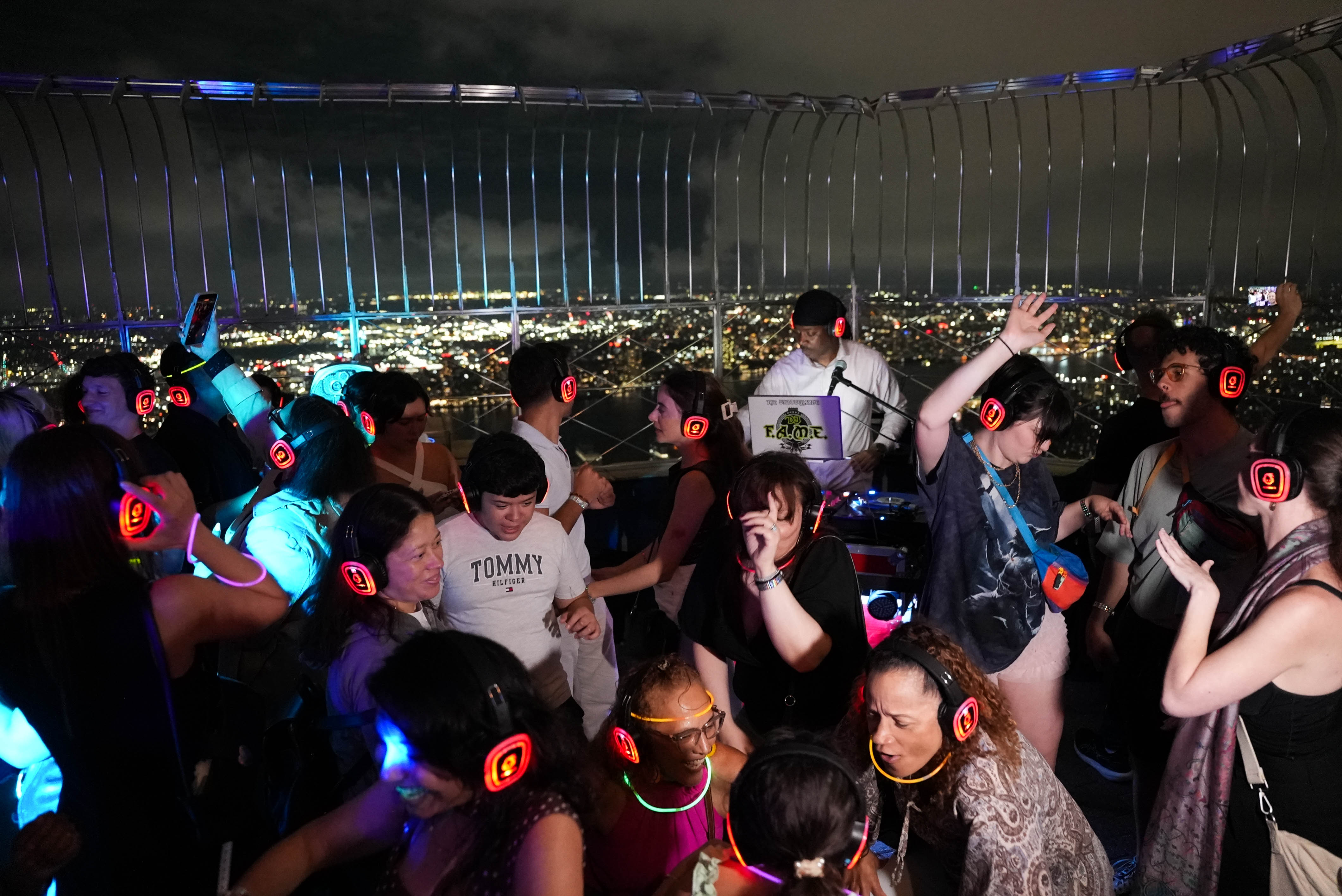 The Silent Disco at the Empire State Building Observation Deck