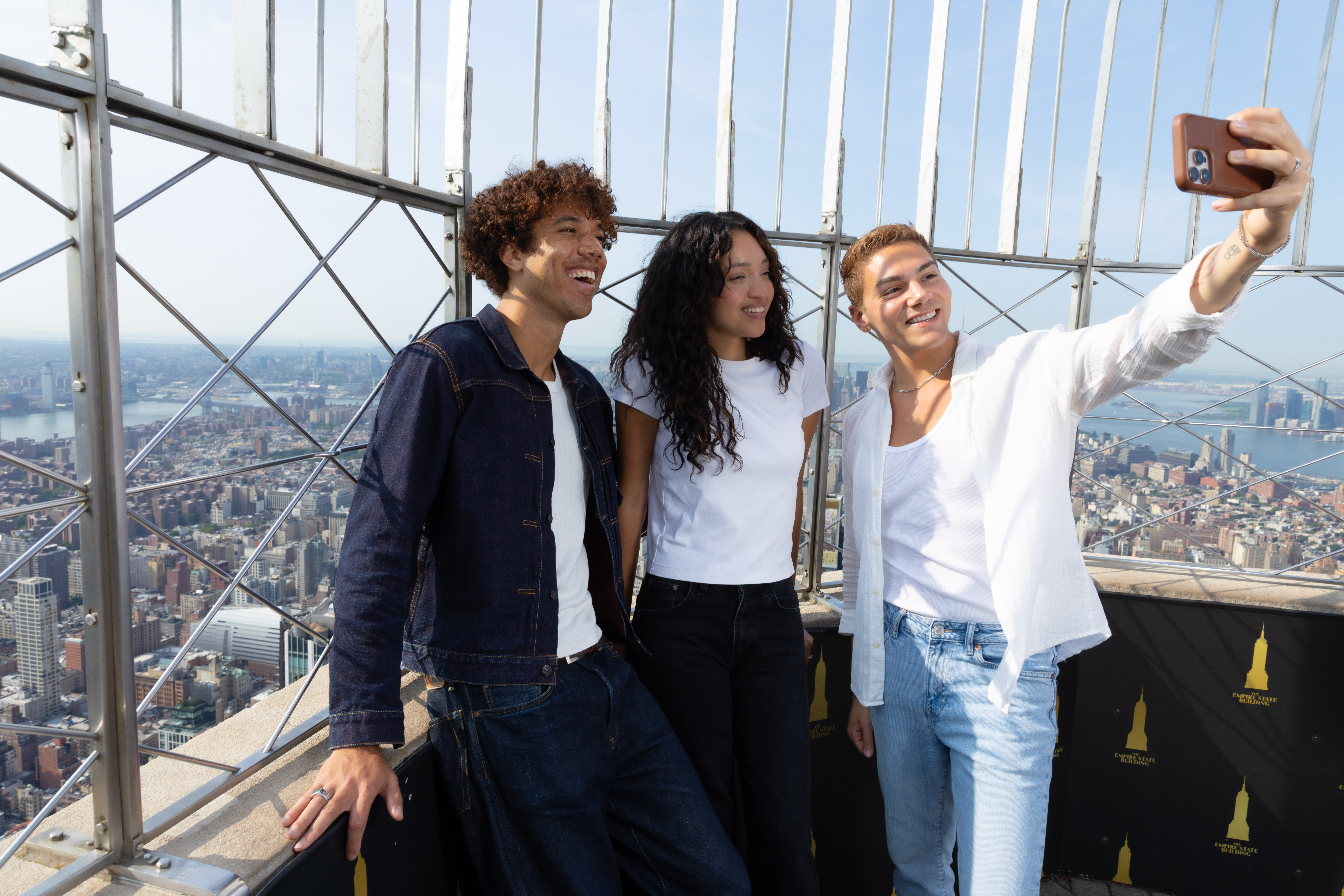 Friends on the 86th Floor Observation Deck