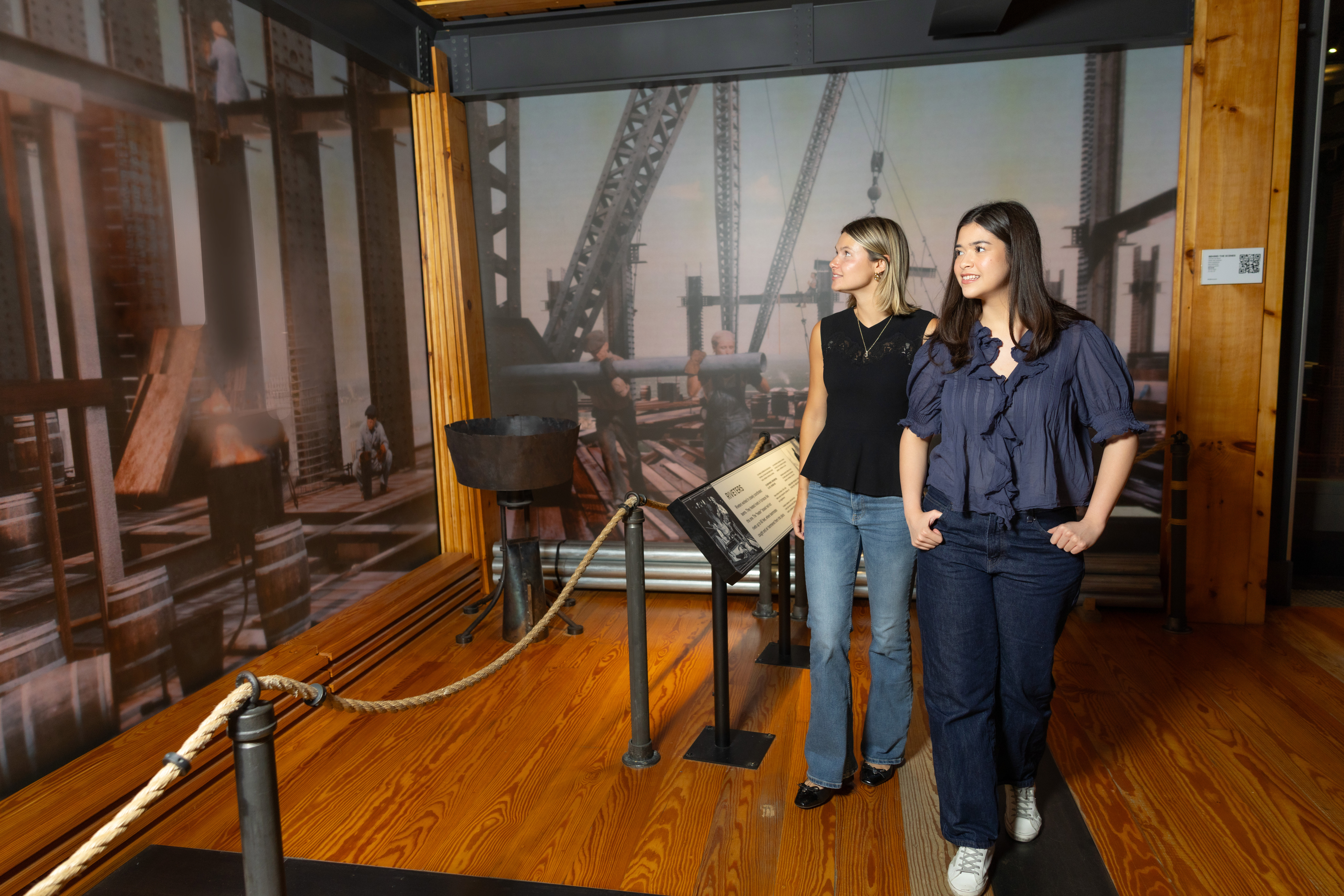 Guests at the Construction Exhibit