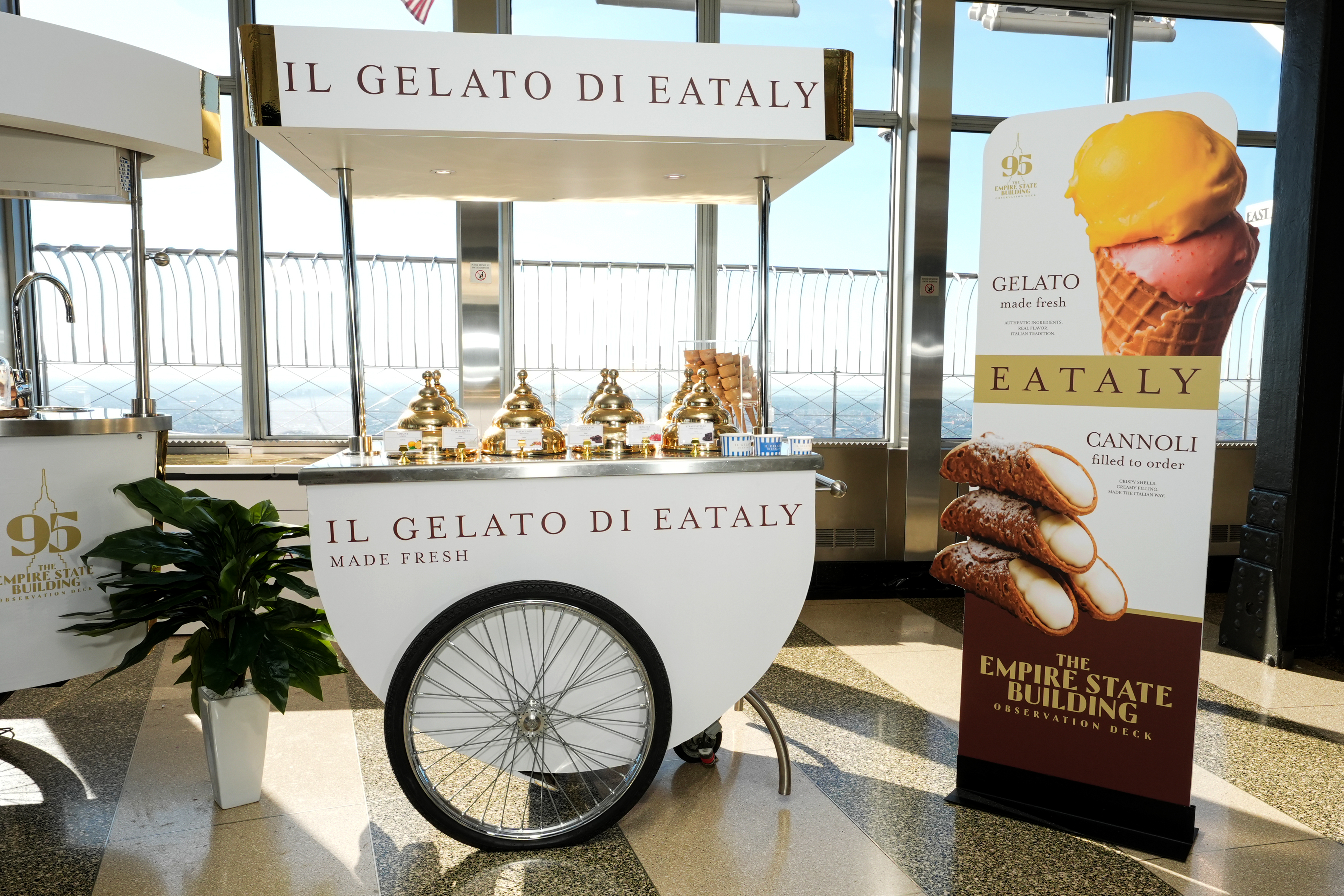 Eataly pop-up on the 86th Floor Observation Deck