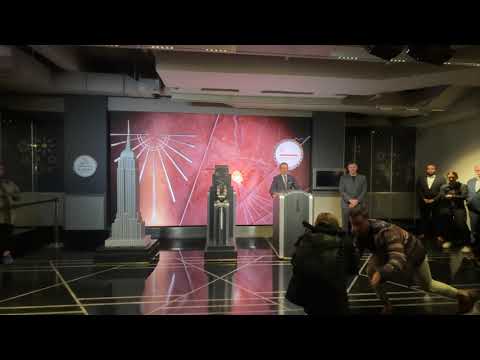 Robert Lewandowski Lights the Empire State Building