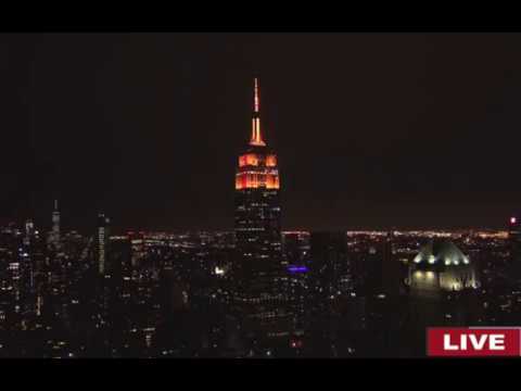 INCREDIBLE Music-to-Light Show at the EMPIRE STATE BUILDING with ALICIA KEYS “Empire State of Mind”!