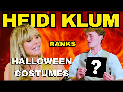 Heidi Klum Ranks Halloween Costumes!!!