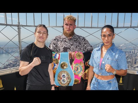 Katie Taylor and Amanda Serrano Light Up The Empire State Building