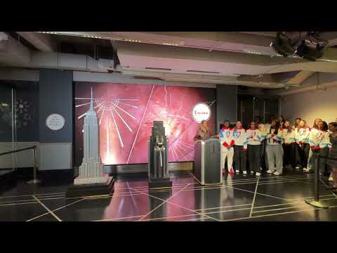 2026 WNBA Draftees light the Empire State Building in Celebration of the WNBA Draft 
