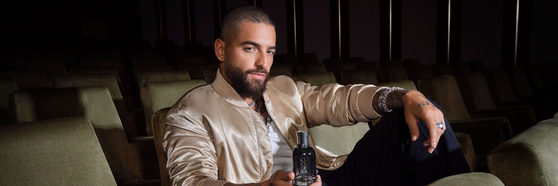 Maluma performs at the Empire State Building