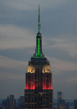 Tomorrow Red, White and Green color