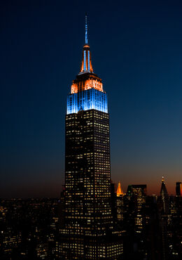 Tomorrow Blue and Orange color