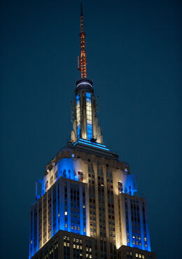 Tomorrow Blue and White Stripes with a Flickering Candle in the Mast color