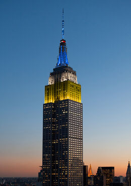 Empire State Buildinエンパイヤステートビル　インテリアライト タワーライト: 今日のニューヨークのライト | エンパイア ステート ビル