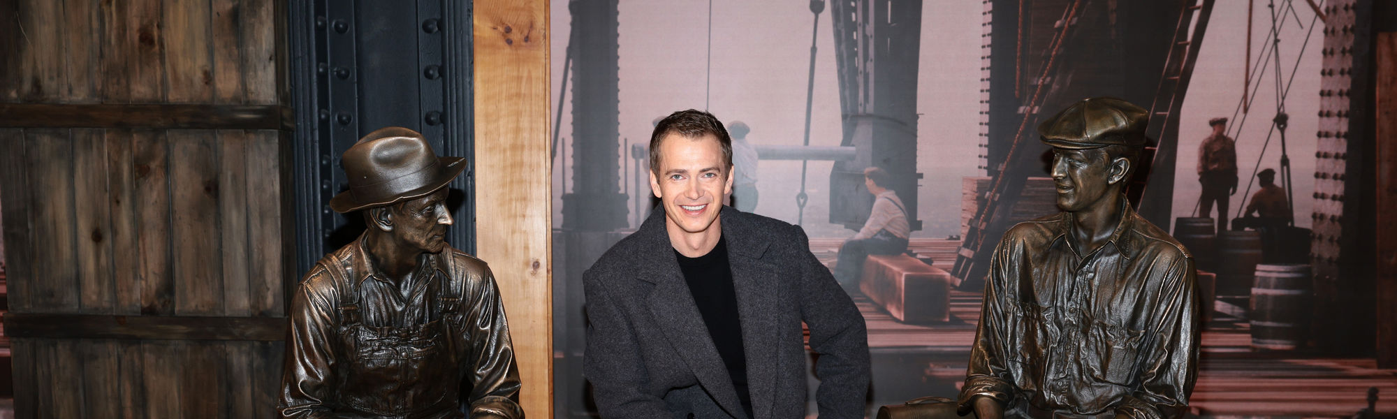 Hayden Christensen at ESB's Construction Exhibit