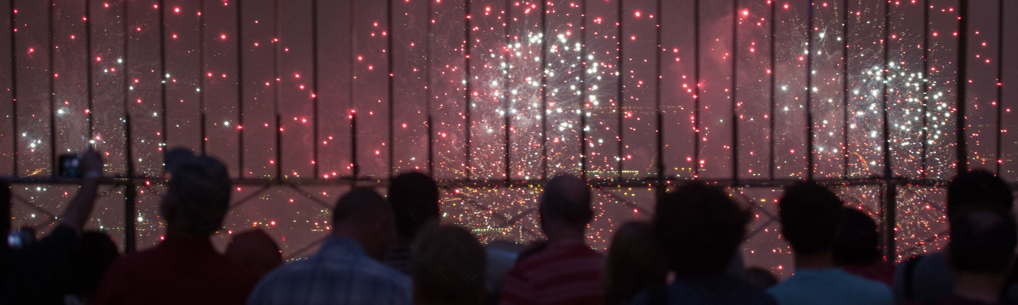 Fireworks from the 86th Floor Observatory