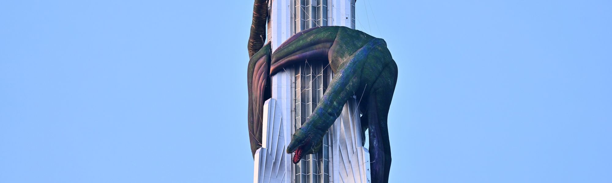 ESBの尖塔に立つヴァガール