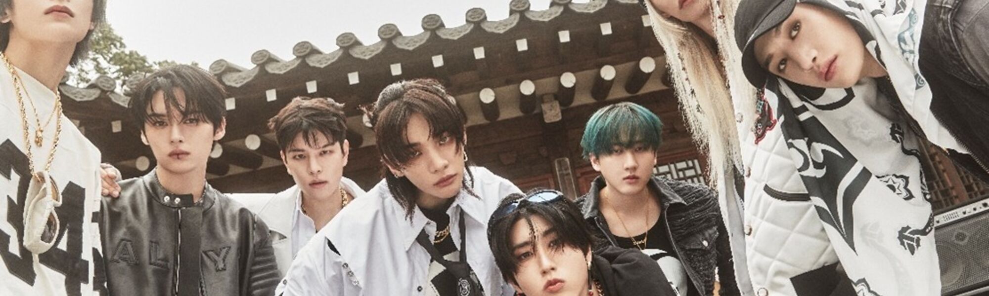 Stray Kids K-Pop Group Posing