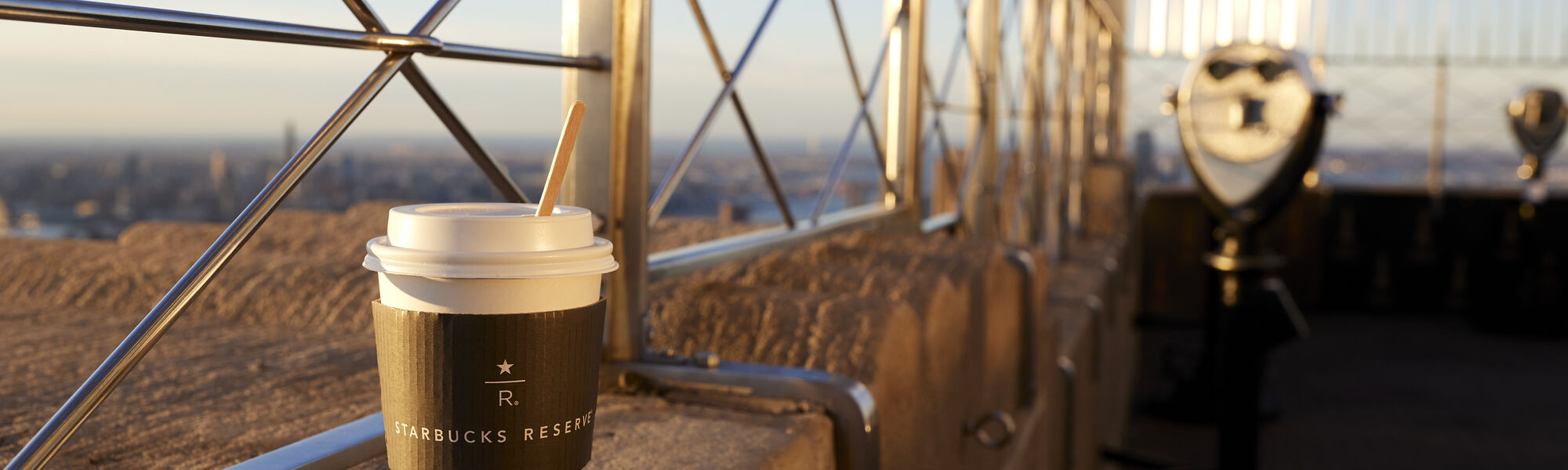 Starbucks Reserve Coffee on the Empire State Building Observation Deck
