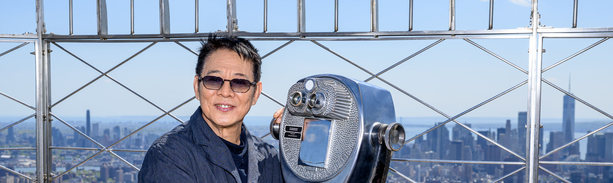 Jet Li on the 86th Floor Observation Deck