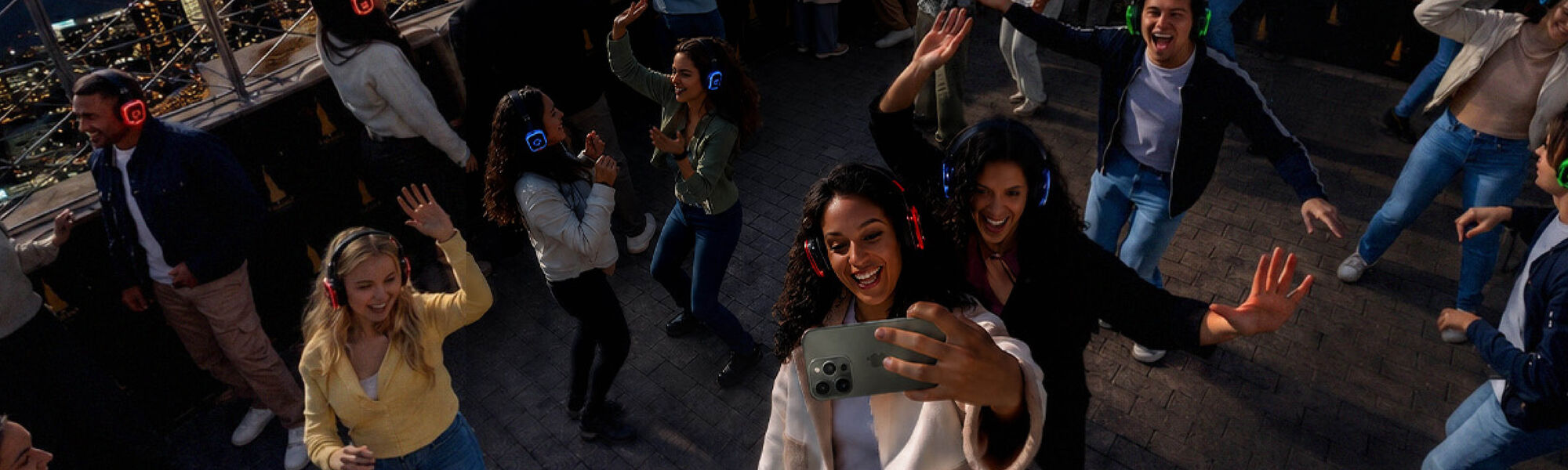 Silent Disco at the Empire State Building Observation Deck