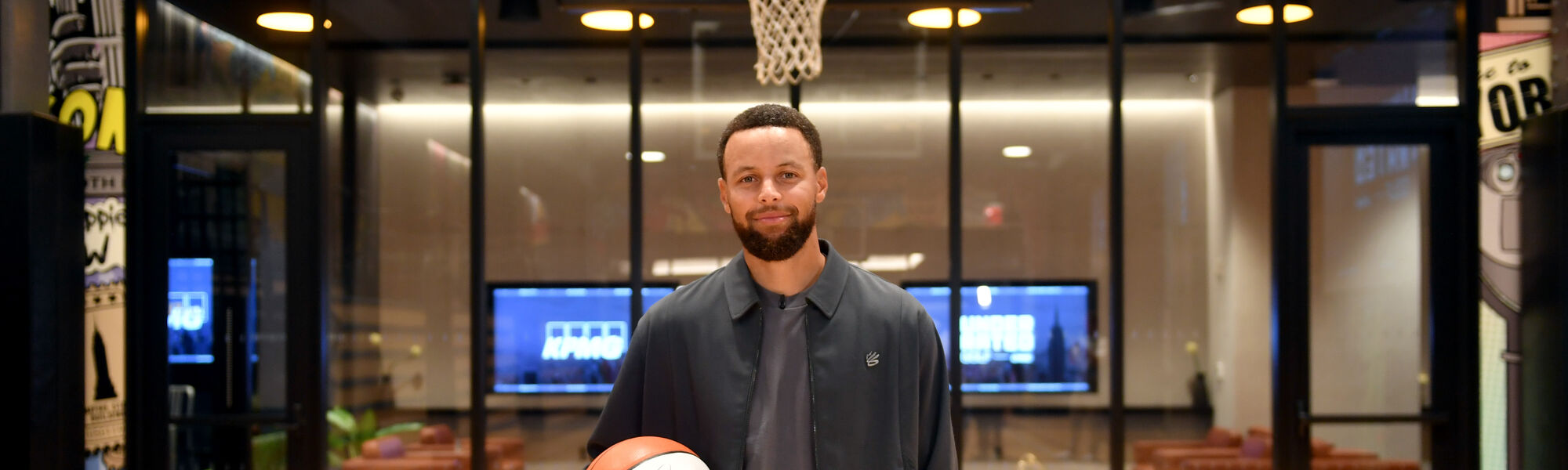 Stephen Curry at the Empire Lounge