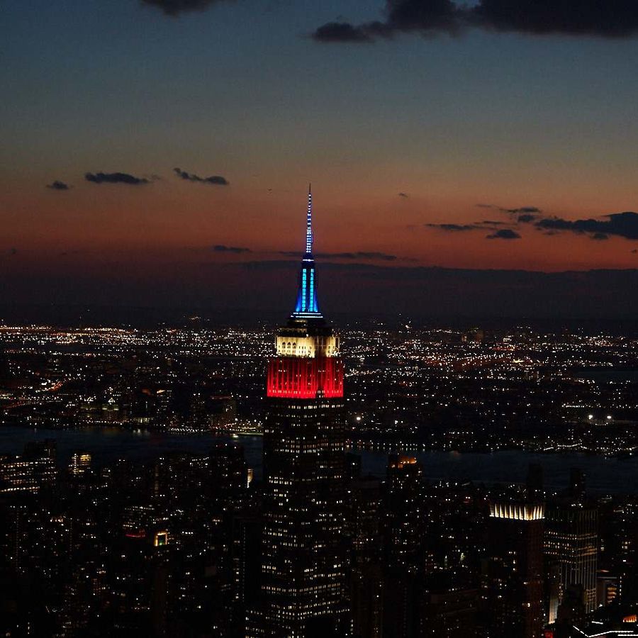 Red, White, and Blue Lights