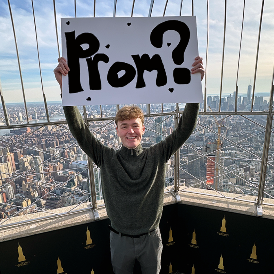 Promposal on the 86th Floor Observatory