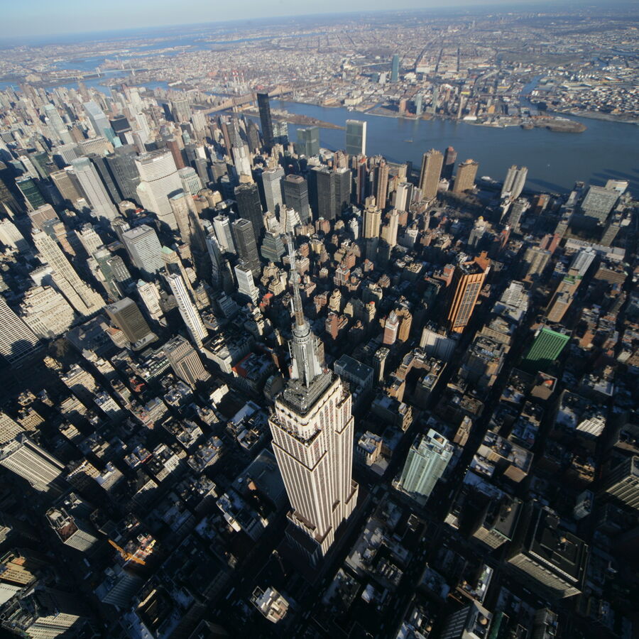 Aerial view of ESB