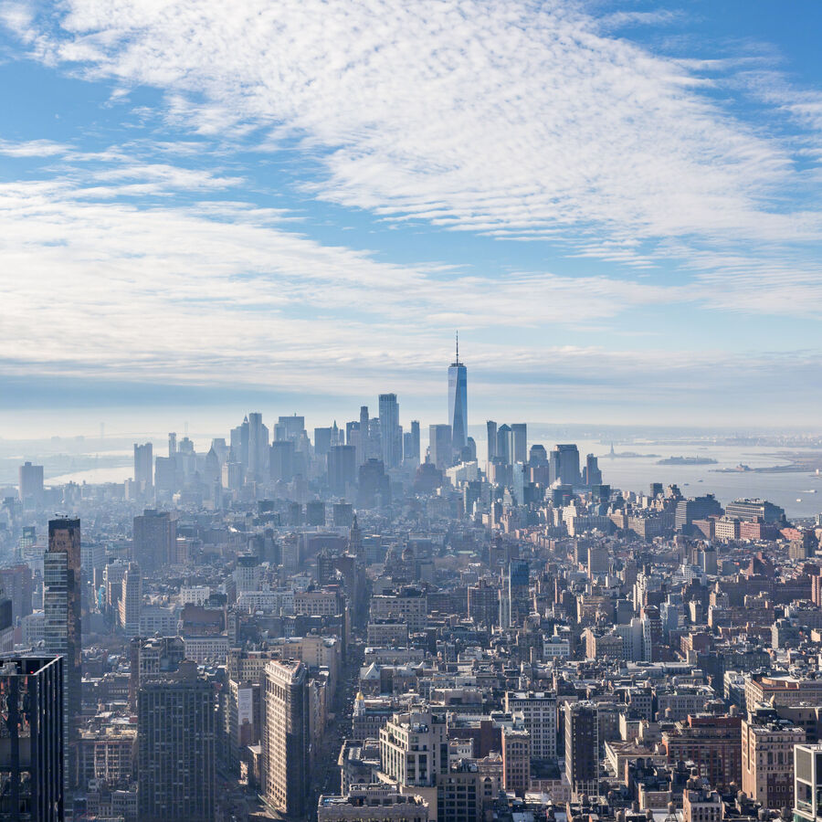 View from the Empire State Building Observation Deck