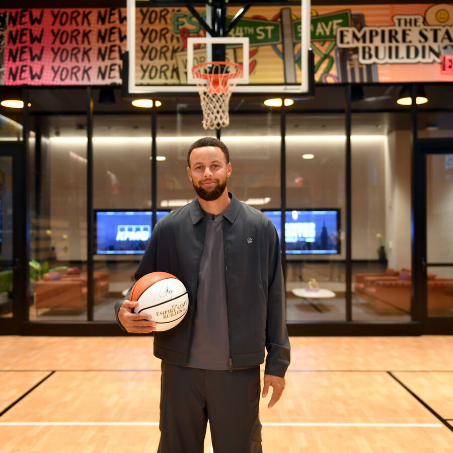 Stephen Curry at the Empire Lounge