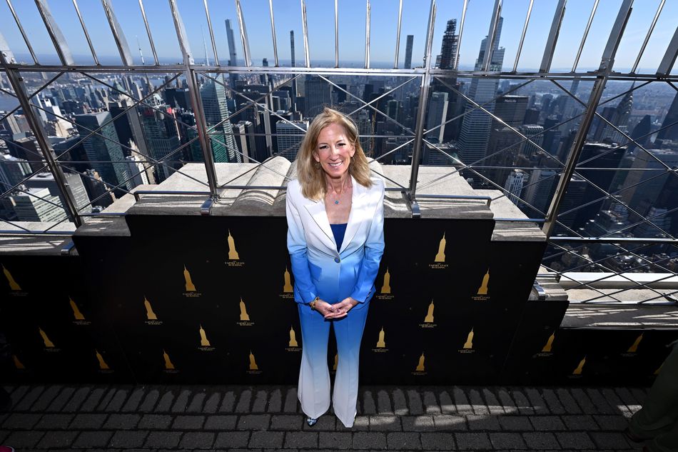 Commissioner Cathy Engelbert on the 86th Floor Observatory