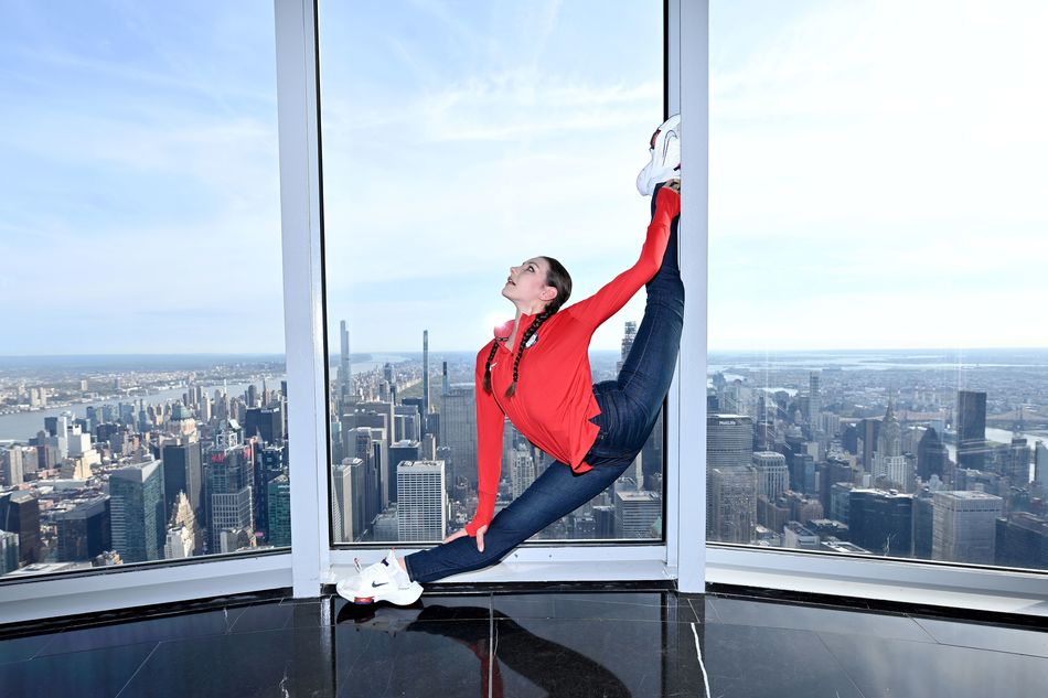 Evita Griskenas on the 102nd Floor Observatory