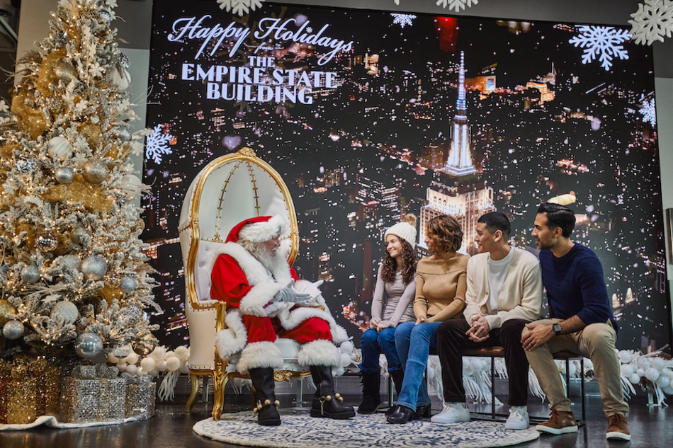 Santa visits ESB for the holidays