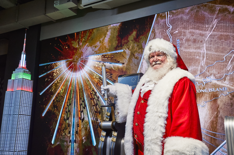 Santa visits ESB for the holidays