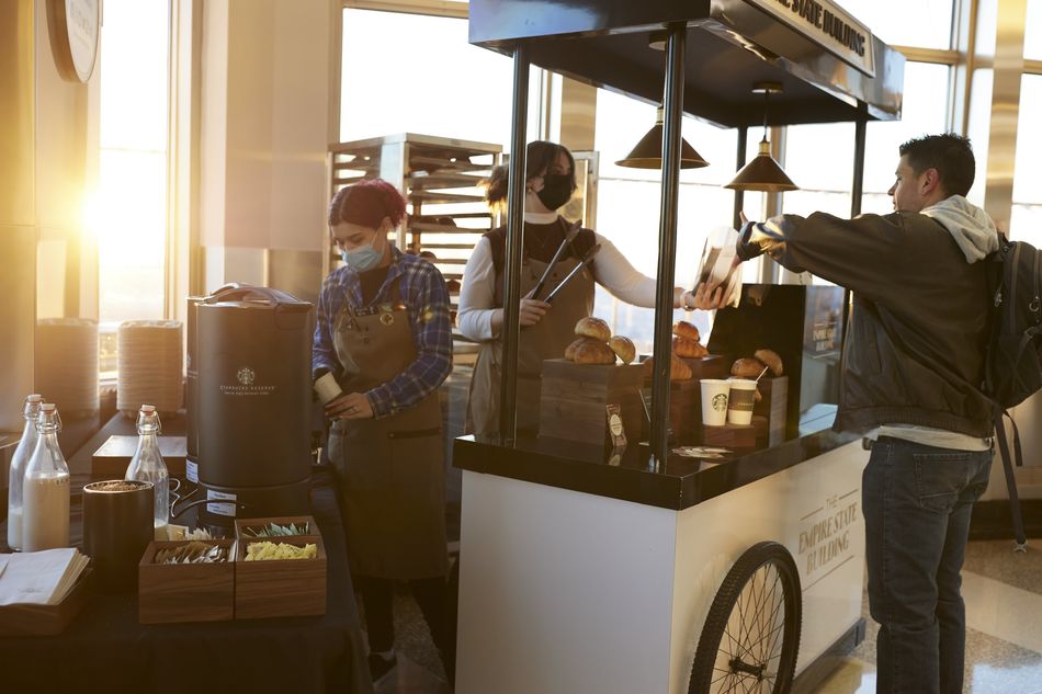 Experience the Starbucks Reserve Sunrise Experience at the Empire State Building