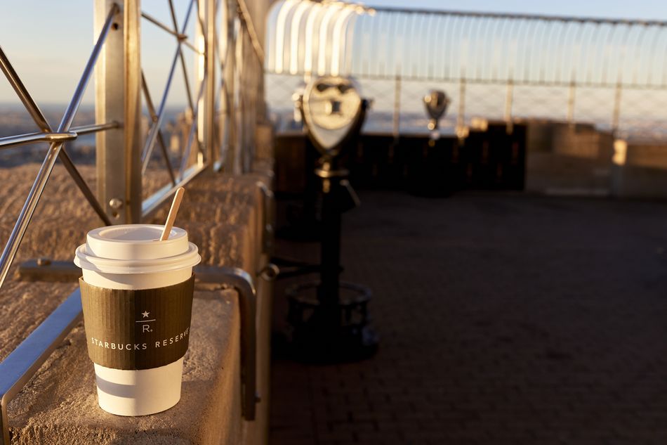Experience the Starbucks Reserve Sunrise Experience at the Empire State Building