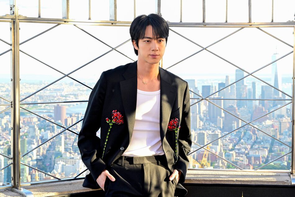 BTS' Jin on the 86th Floor Observatory