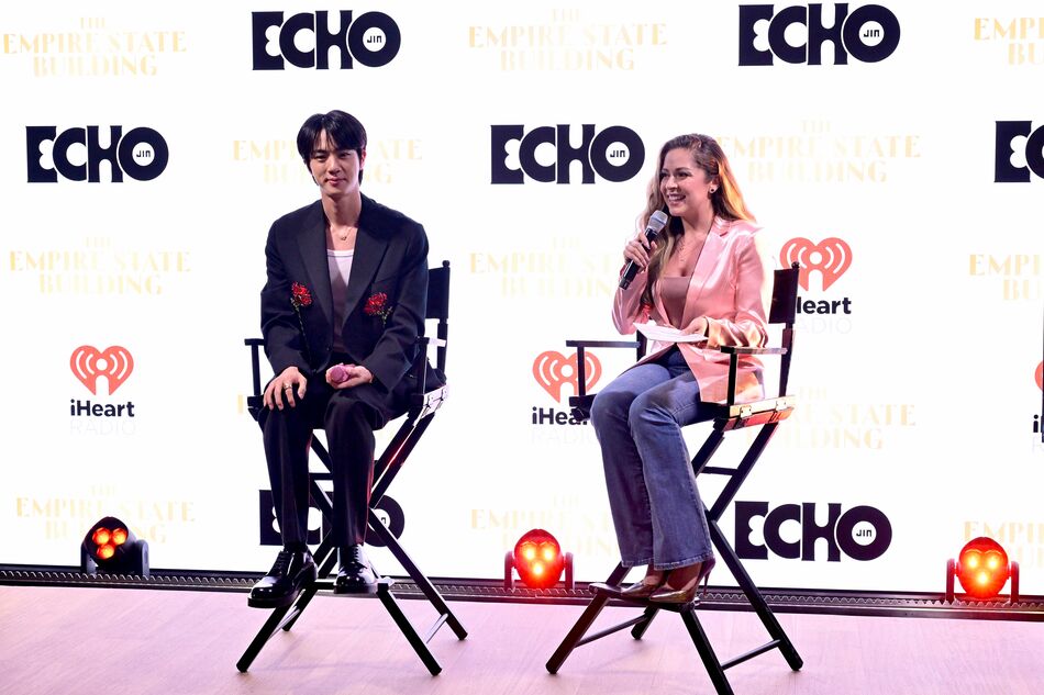 BTS' Jin in a Q&A with iHeartRadio on the 80th Floor