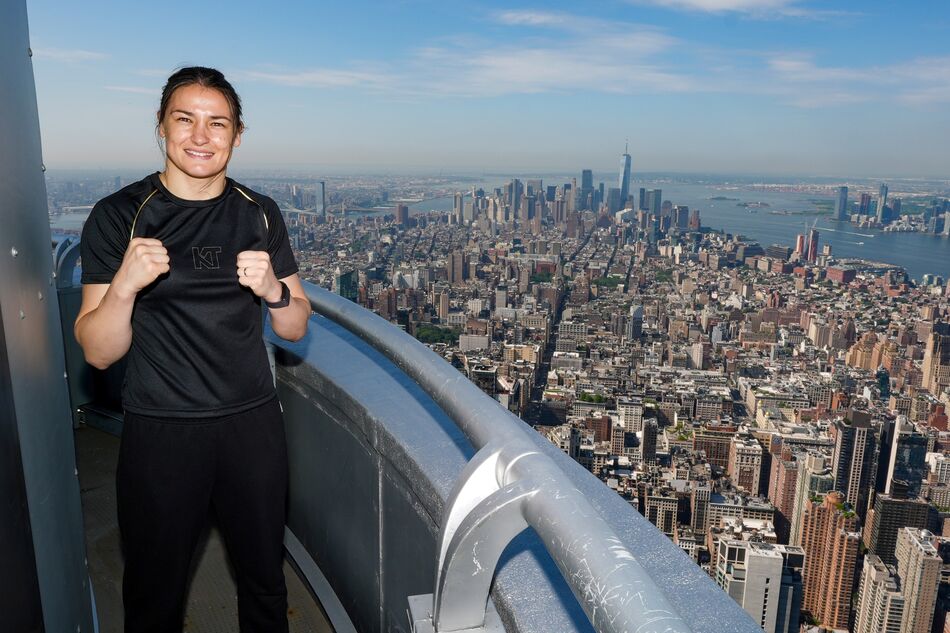 Katie Taylor on the 103rd Floor