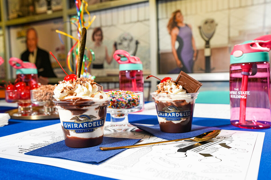 ESB's main deck package includes complimentary Ghirardelli sundaes