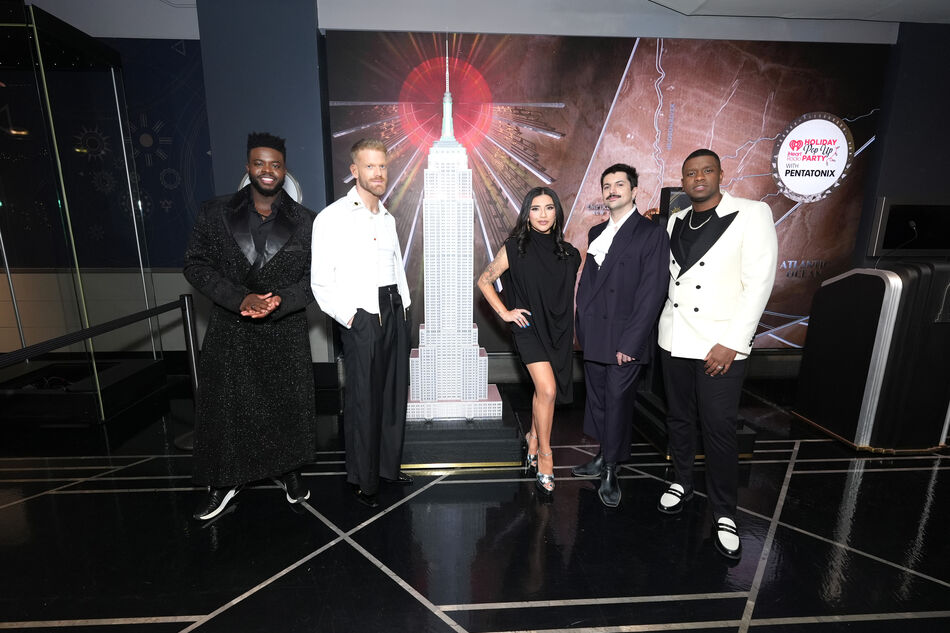 Pentatonix with the small ESB model