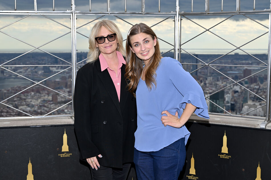 Christine and Abbey Romeo on the 86th Floor Observation Deck