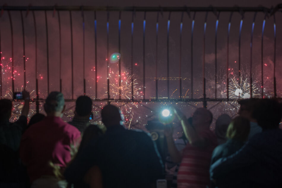 Fourth of July at the Empire State Building