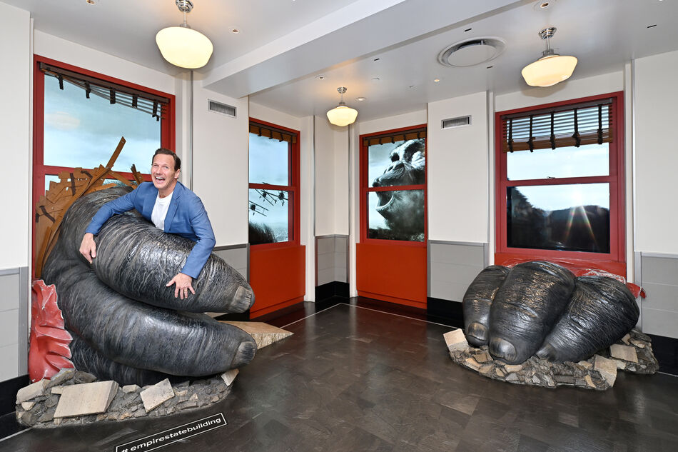 Patrick Wilson at the Kong exhibit