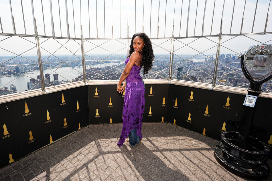 Ayra Starr on the 86th Floor Observation Deck