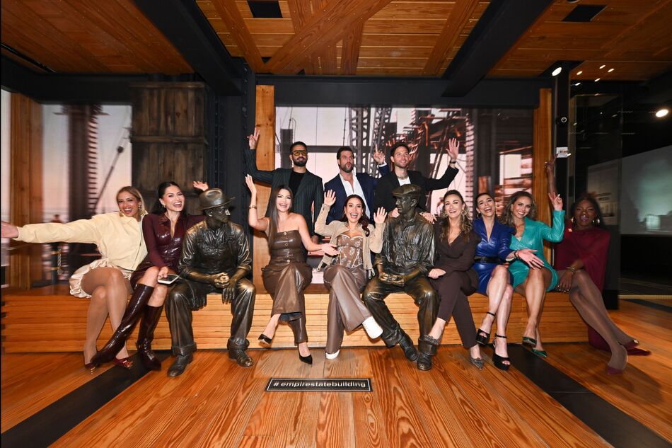 Telemundo daytime stars at the Construction exhibit