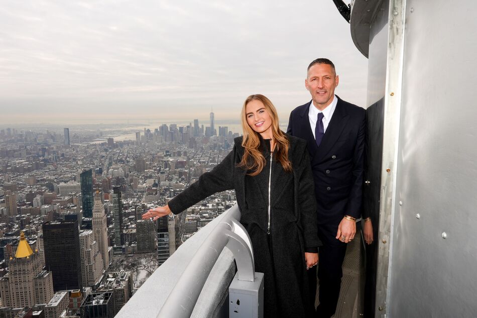 Marco Materazzi and Kate Barton