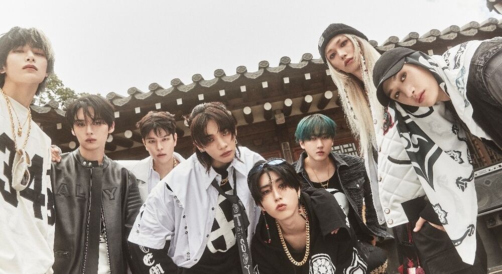 Stray Kids K-Pop Group Posing
