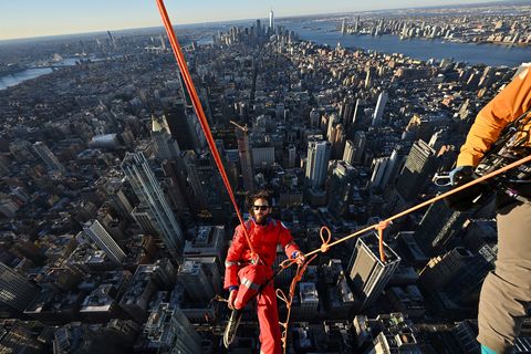 Jared Leto escalade l'Empire State Building