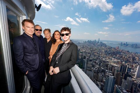 The cast of "Dexter: Resurrection" on the 103rd Floor