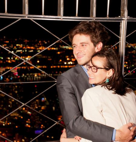 Couple on 86th Floor Empire State Building