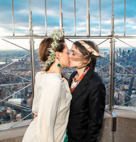 La Saint-Valentin à l'Empire State Building