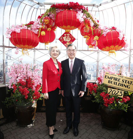 Consulate-General-posing-for-Lunar-New-Year-Empire-State-Realty-Trust